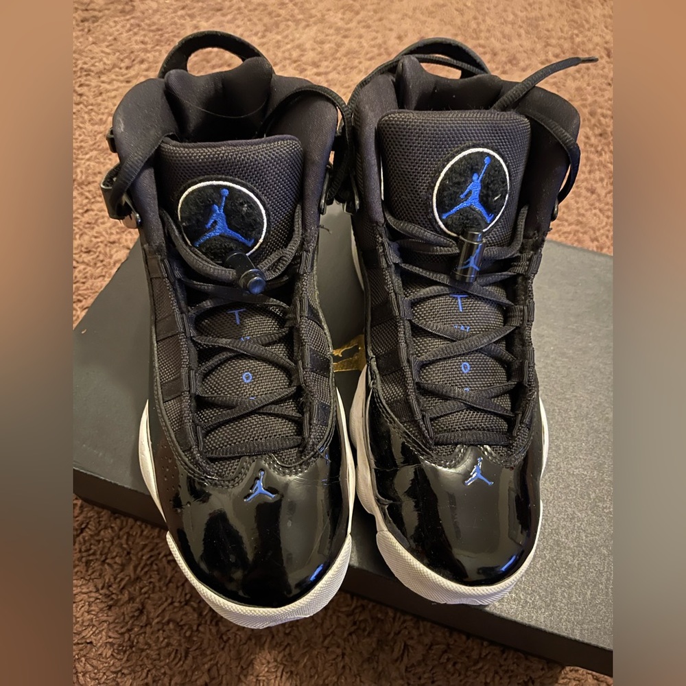 Jordan 6 Rings (GS) Black Blue